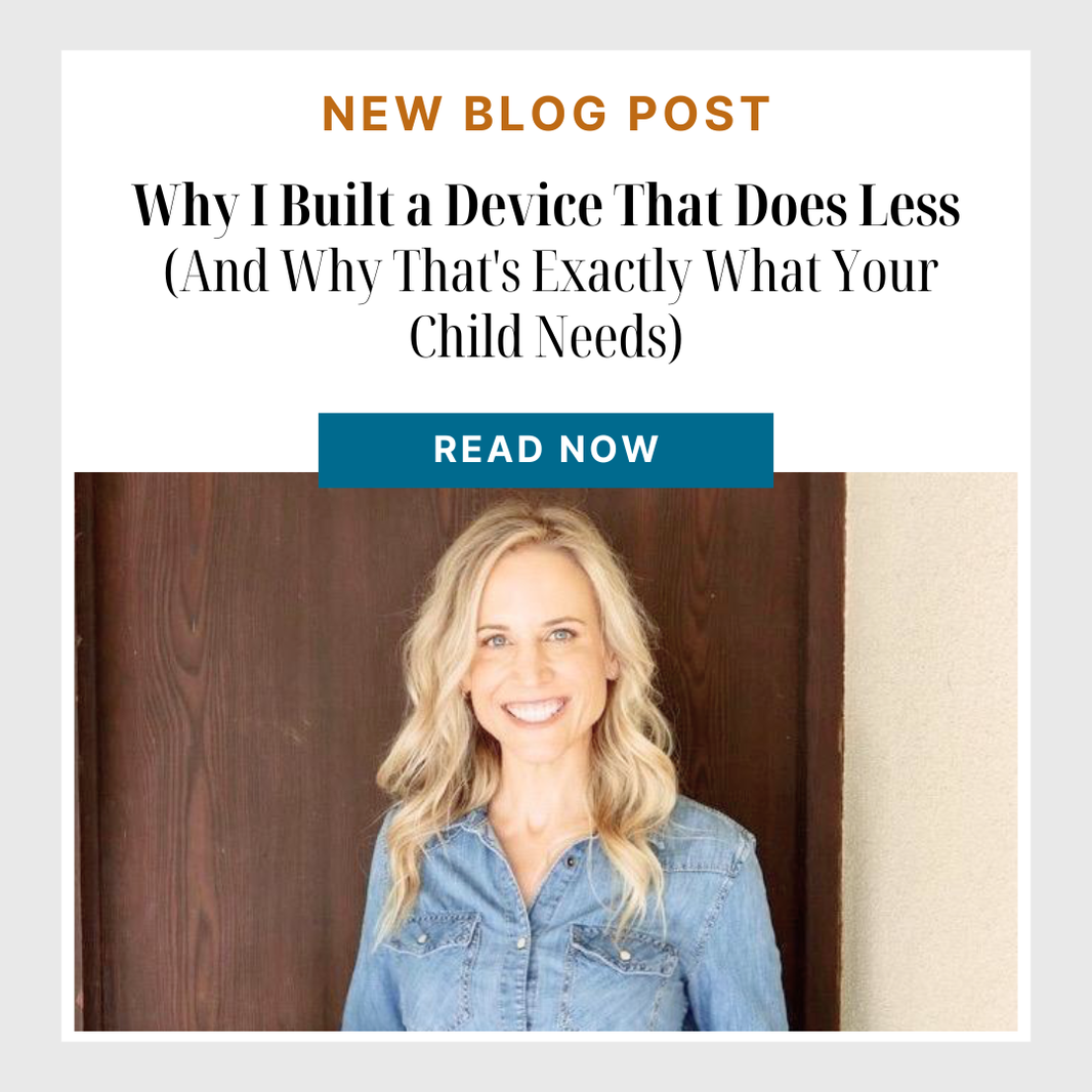 Why I Built a Device That Does Less (And Why That's Exactly What Your Child Needs)