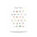 Yoga Poses print, a white poster illustrating named children's yoga poses in watercolor