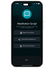 Phone screen displaying a meditation app interface with options to browse, create, or use a script.