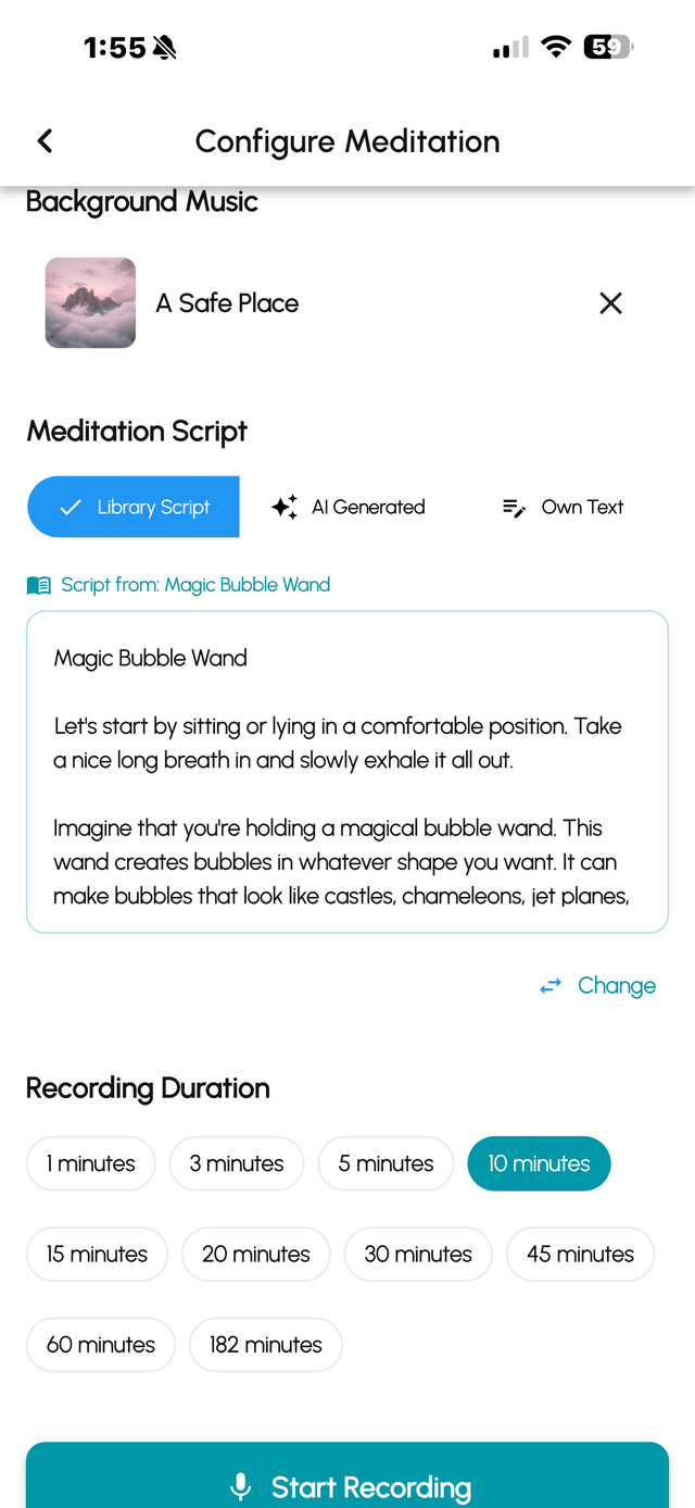 App screenshot