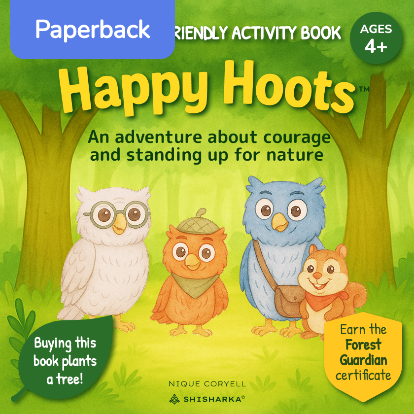 (Paperback Book) Happy Hoots – Story & Coloring Activities + Plants a Tree