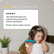 Child holding a teal Zenimal with a review overlay on a neutral background