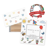 Mindful Coloring Pack: coloring book, pencil box and A to Z mindfulness guide, with an Oprah's Favorite Things 2021 badge