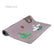 The Nature yoga mat in grey, printed with a bear, trees and clouds
