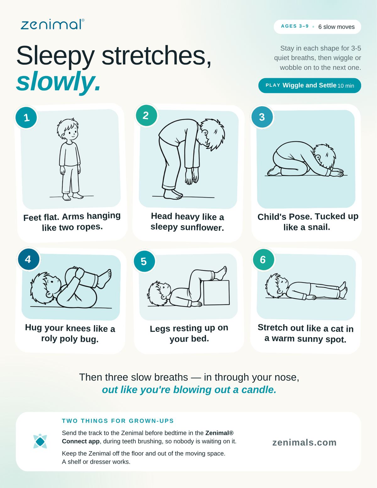 Sleepy stretches,