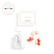 Patience Pebbles: printed box, white drawstring bag and a scatter of coral, pink and cream stacking stones, with an As Featured On The O List badge
