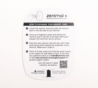 Zenimal meditation device for kids pocket mouse meditations for kids sleep