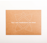 Zenimal meditation memory card packaging