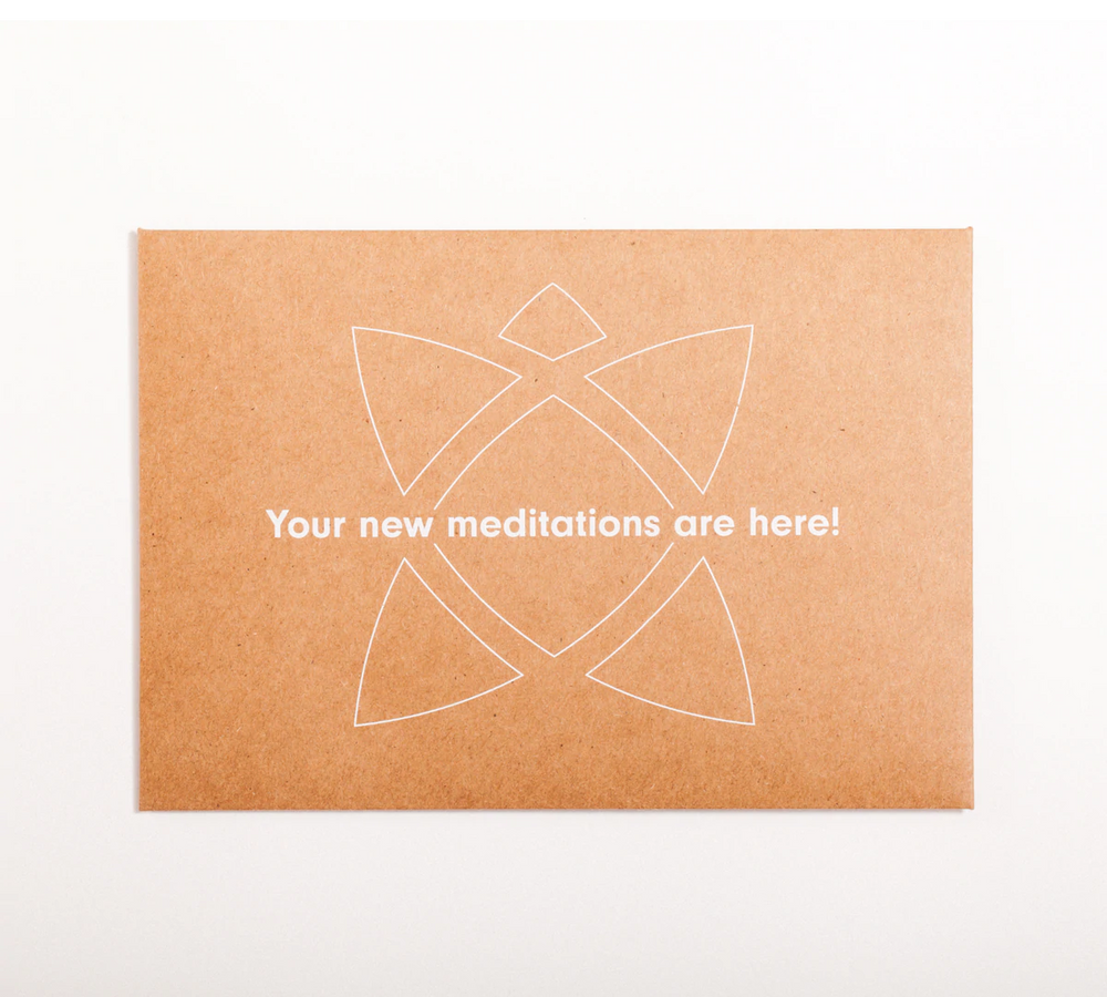 Zenimal meditation memory card packaging