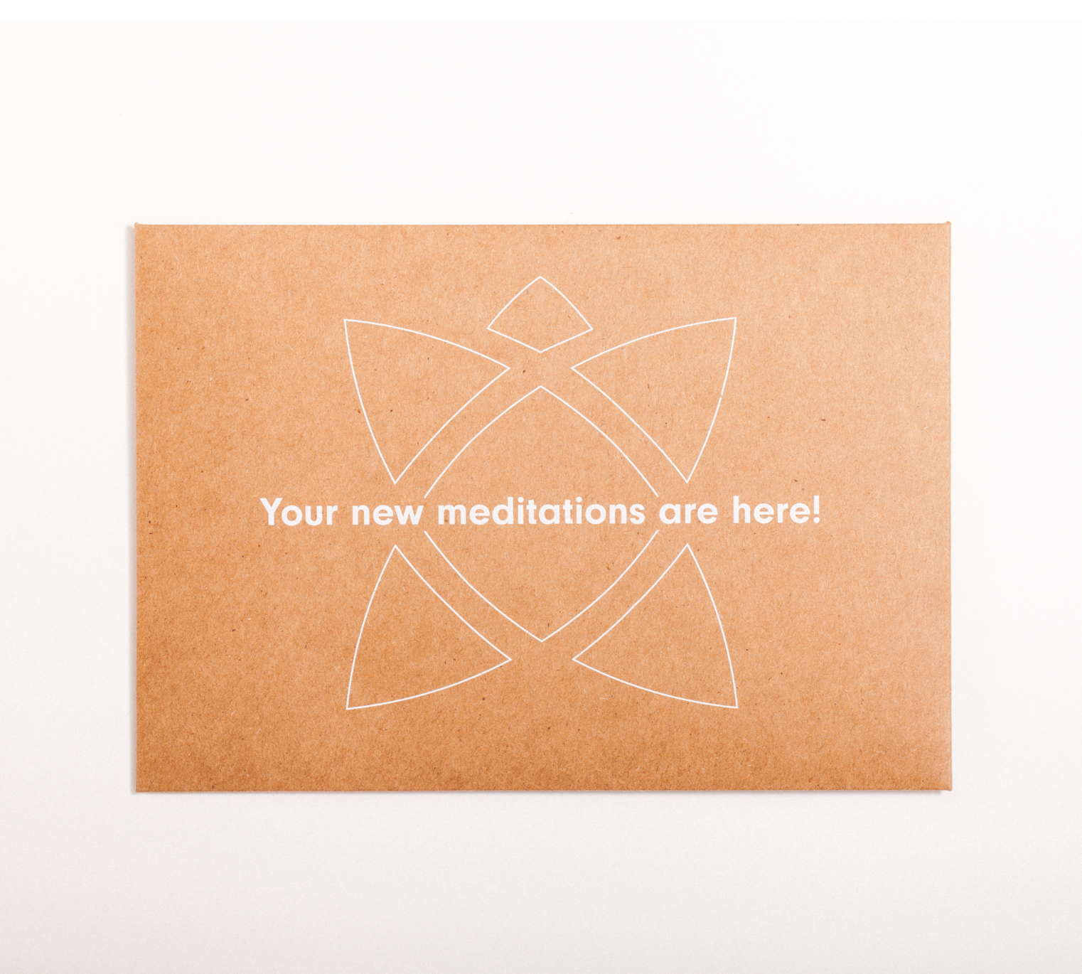 Picture of envelop for Mama Meditation Card by Lisa Abramson for moms to practice and learn mindfulness and meditation to helps moms reduce stress and build resilience.