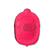 Bright pink turtle shaped Zenimal replacement shell, top view showing the speaker grille, power and volume buttons, and embossed track icons