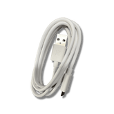 Zenimal replacement charging cable.  3' micro usb white charging cable.